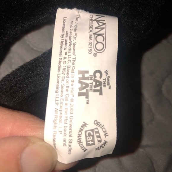 Cat In The Hat 12 Inch Plush 2004, Official Movie Merch, Dr Seuss - Picture 5 of 5